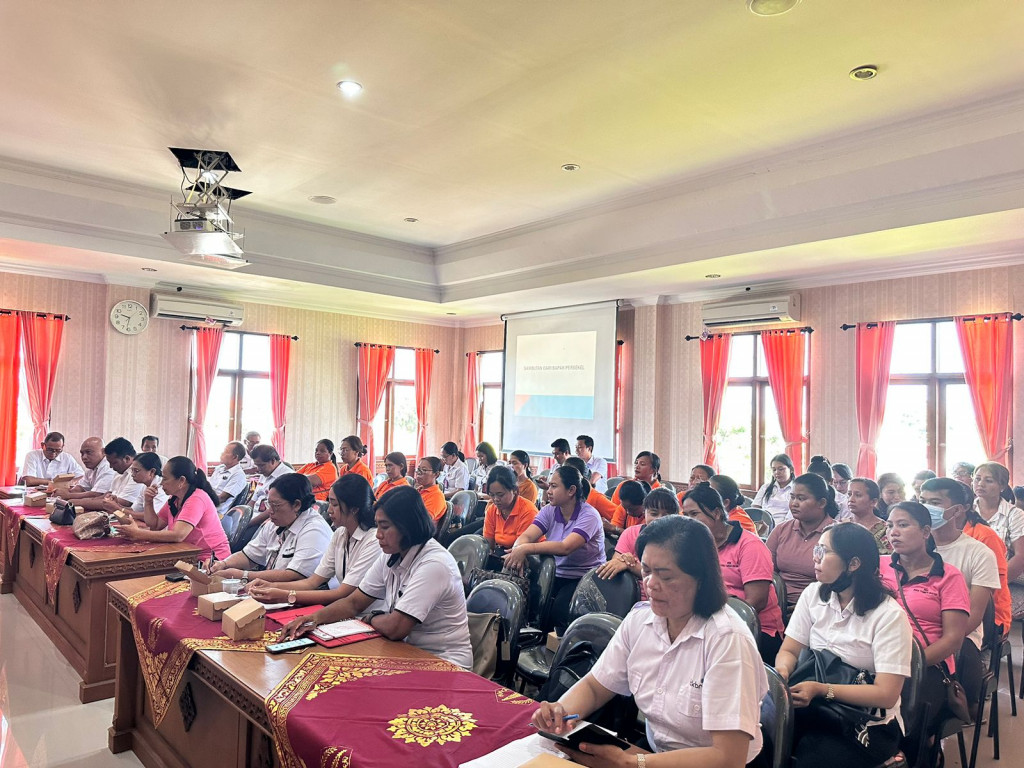 Kegiatan Rembuk Stunting di Desa Tumbak Bayuh